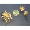 Image 10 : ASSORTED VINTAGE CRYSTAL BROOCHES AND EARRINGS