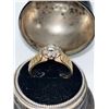 Image 2 : ESTATE 14K GOLD DIAMOND RING 5G