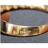 Image 8 : ESTATE 14K GOLD DIAMOND RING 5G
