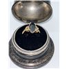 Image 1 : ESTATE 10K GOLD RING MARCASSITE