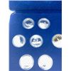 Image 2 : CANADA 1992 STERLING SILVER PROOF SET (12 QUARTERS)