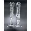 Image 3 : PAIR OF FABERGE KISSING DOVES CRYSTAL CHAMGPANE GLASSES