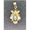 Image 1 : 10K GOLD YELLOW SAPPHIRE PENDANT 1.5G