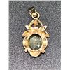 Image 2 : 10K GOLD YELLOW SAPPHIRE PENDANT 1.5G