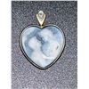Image 1 : 10K GOLD HEART CAMEO PENDANT