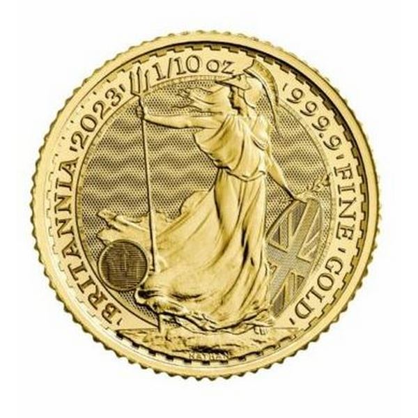 2023 King Gold Britannia 1/10 oz