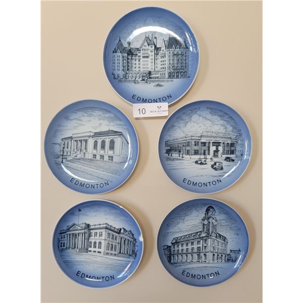 Five Edmonton Collector Plates Beck Auctions Inc.