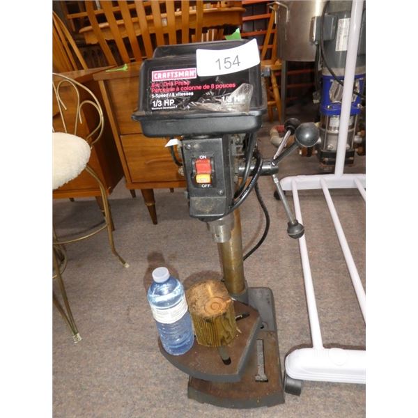 Craftsman 8" drill press works table is cracked