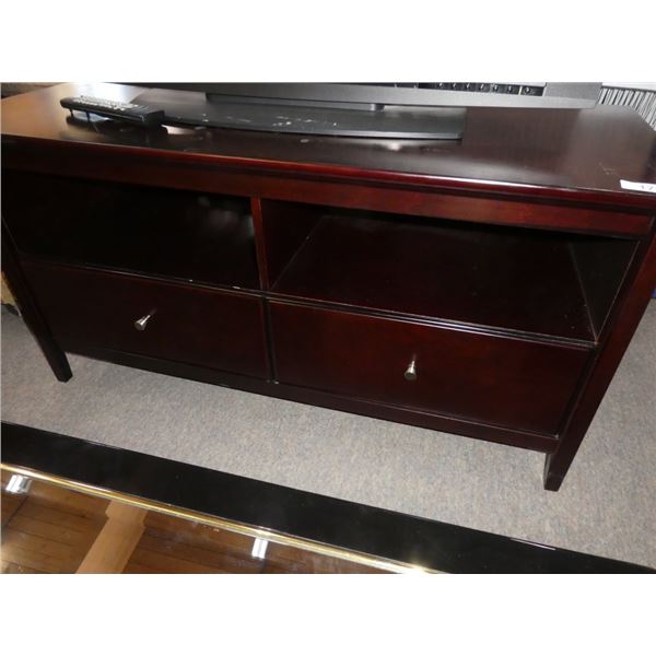 wooden tv stand / storage unit