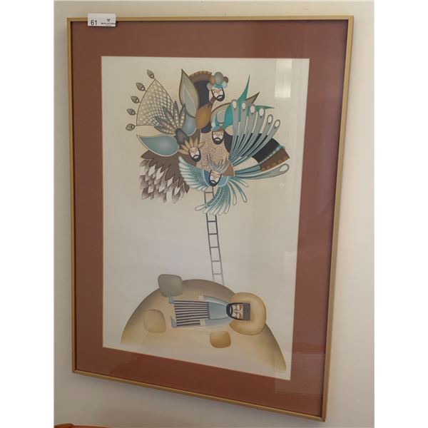 Framed Modernist Art Print
