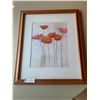 Image 1 : Framed Print of Poppy Flowers