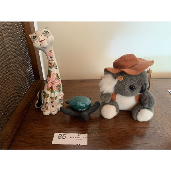 Hand-Painted Ceramic Cat & More