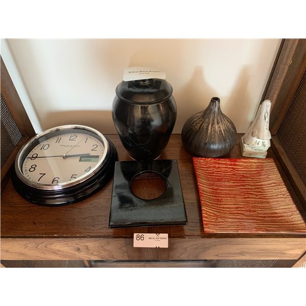 Assorted Decorative Pieces - Includes Pottery and More