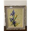 Image 1 : Oil on Canvas Painting of Flowers by Sara Wolch