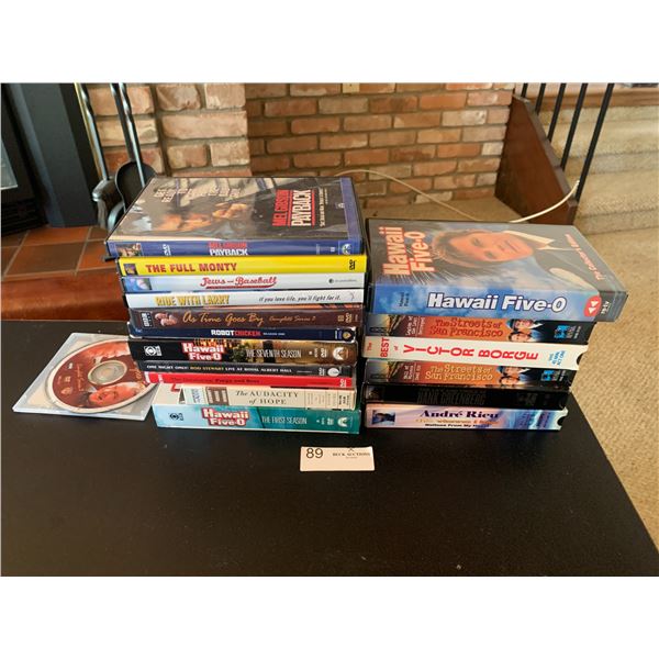 Assorted DVDs