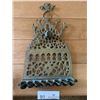 Image 1 : Antique Moroccan Brass Hanukkah Lamp