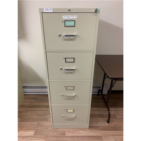 HON 4-Drawer Filing Cabinet