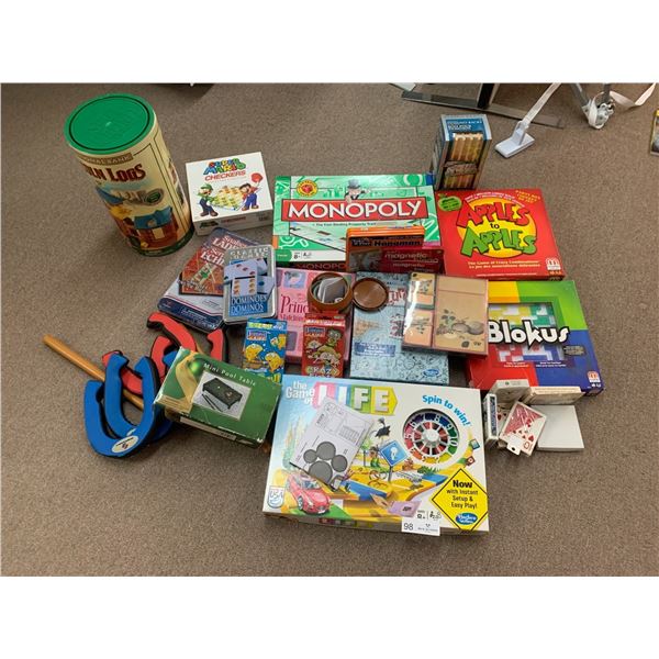 Assortment of Board Games