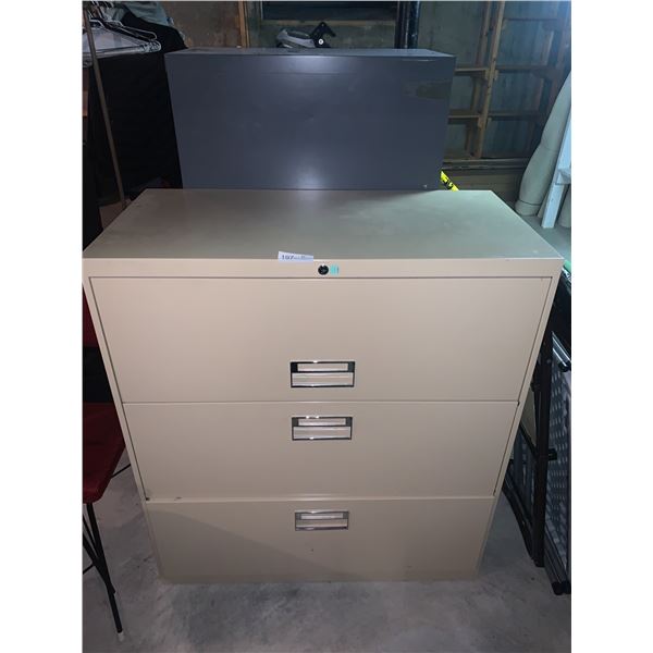 Wide 3-Drawer Filing Cabinet