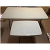 Image 1 : 2 x Folding Plastic Tables