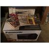 Image 1 : Panasonic Microwave (Model NN-SG626B) and Assorted Cooking Accessories