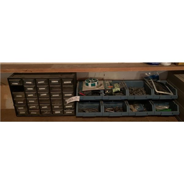 Assortment of Hardware - Includes Hardware Organizers