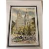 Image 2 : "Collins St. Melbourne" (Watercolor) & Princess Theatre, Spring St. Melbourne (Print)
