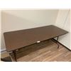 Image 1 : Folding Wooden Table