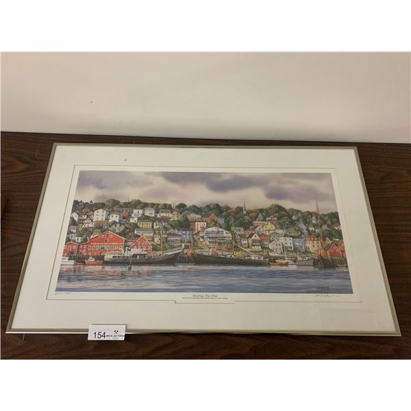 "Lunenburg, Nova Scotia" - Framed Print by Jinrong Chen (59/995)