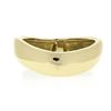 Image 4 : Angela Cummings Solid 18k Yellow Gold 6.0mm Wave Polished Wavy Dome Band Ring