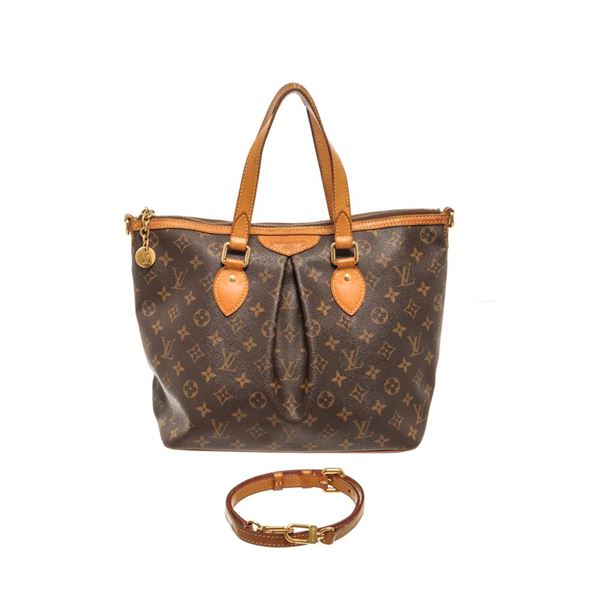 Louis Vuitton Brown Monogram Palermo PM Tote Bag