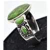 Image 3 : Sterling Gaspeite Ring, Size 10.5
