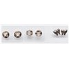 Image 1 : 3 Pairs of Sterling Silver Post Earrings