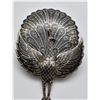 Image 1 : Estate Siam Sterling Peacock Pin