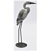 Image 3 : Composition and Glass Great Blue Heron Figurine