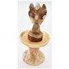 Image 1 : Carved Onyx Pedestal Display and Angel