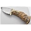 Image 1 : Cherokee Antler Handled Knife by Coy Oxford