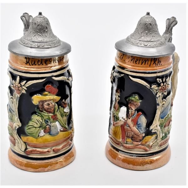 2 Small German Beer Steins