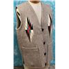 Image 1 : Ortega's 100% Wool Hand Woven Vest, Chimayo NM