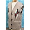 Image 3 : Ortega's 100% Wool Hand Woven Vest, Chimayo NM
