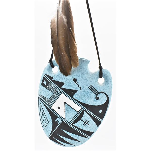 Hand Painted Ceramic Canteen