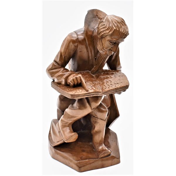 Hand Carved Wood Don Quixote Statue