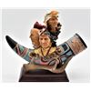 Image 1 : Cast Resin Sculpture, Native American Themed