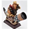 Image 2 : Cast Resin Sculpture, Native American Themed