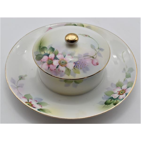 Antique Nippon Porcelain Bowl Serving Dish