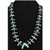 Image 2 : Navajo Shell Heishi and Turquoise Nugget Necklace