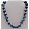 Image 1 : Lapis Lazuli Bead Necklace