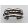Image 3 : Old Pawn Navajo Heavy Sterling Cuff Bracelet