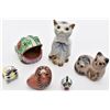 Image 1 : 6 Vintage Tonala Pottery Animals