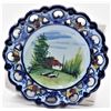 Image 2 : Portuguese Alco Baca Plate and Rabbit Paperweight